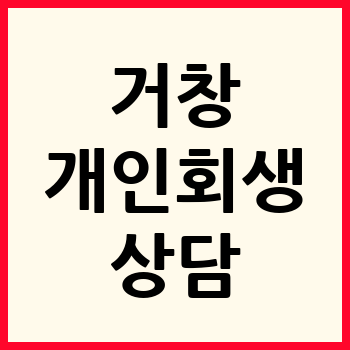 거창 개인회생
