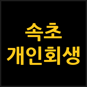 속초시 개인회생
