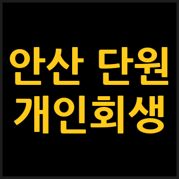 안산 단원구 개인회생