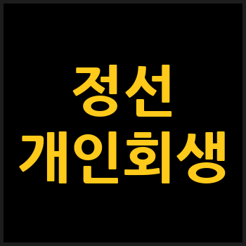 정선군 개인회생